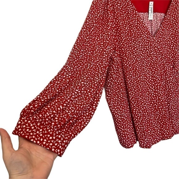 NWT Madewell Kinston Side-Button Wrap Top in Park Picnic Size XXL - Picture 4 of 10